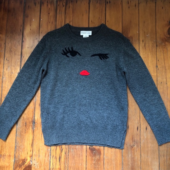 kate spade Sweaters - KATE SPADE NWT -  Winking Eye Wool Blend Sweater